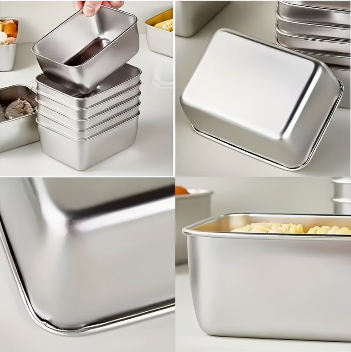 Boîtes Repas Hermétiques en Inox 316